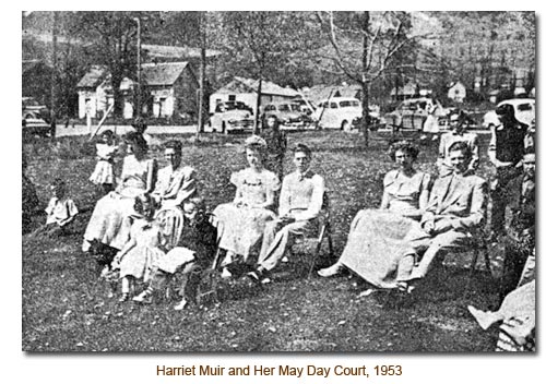 Harriet Muir and her 1953 Mendon May Day Court