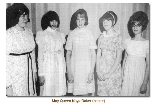 Mendon's Queen on the May for 1969, Koya Baker