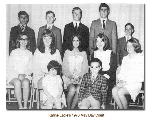 Karine Ladle's 1970 Mendon May Day Court