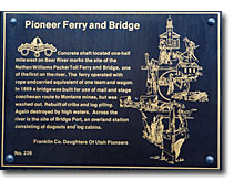 Pioneer Ferry and Bridge Text